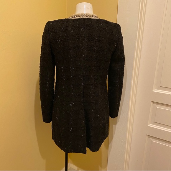 🎀SOLD🎀Alice Olivia Andreas Tweed Crystal Jacket - Picture 7 of 8